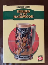 Budweiser Salutes Heroes of the Hardwood Beer Stein 1991 Limited Edition