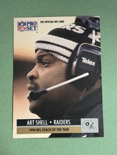 Art Shell 1991 Pro Set Los Angeles Raiders #4 Z564