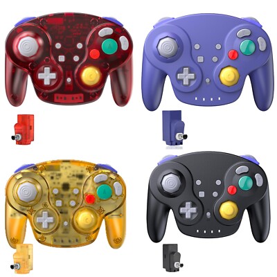 2.4G Wireless Gamecube Controller Gamepad for Gamecube Games USB or NGC Dongle