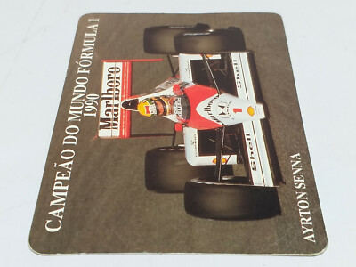 Vintage AYRTON SENNA F1 World Champion 1990 Marlboro Pocket