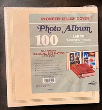 VTG PIONEER DELUXE COVER Photo Album 100 Large SEALED