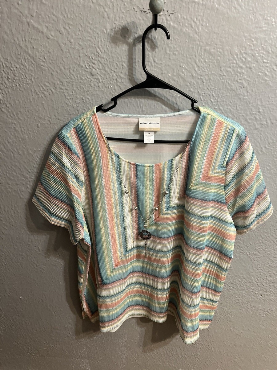 Alfred Dunner size 1X Women's Top with Necklace