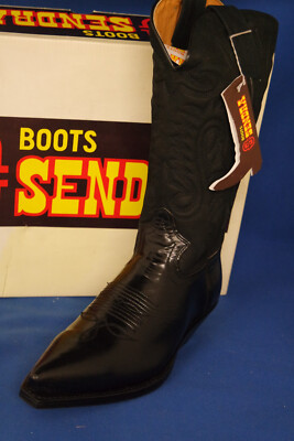 Sendra Boots  cowboystiefel westernstiefel neu negro  leder handmade  gr. 36