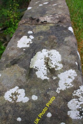 Foto 6x4 Benchmark auf SE Brüstung von Tebaygill Bridge Ordnance Survey Riv c2015