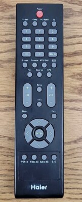 Genuine OEM Haier TV-5620-97 LCD TV Remote Control EUC