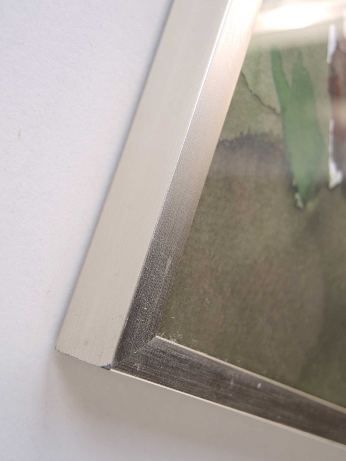 2 x B+H Rinx Glasrahmen silber Kunststoff Wechselrahmen Bilderrahmen 20