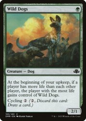Wild Dogs 183/261 Foil Common Dominaria Remastered Magic: The Gathering