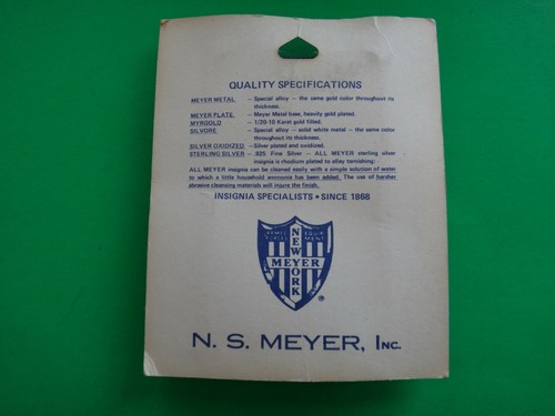 Par de charreteras grandes USAF SR. MASTER SARGEANT con DIAMANTE, por NS MEYER *Nuevo* - Imagen 3 de 3