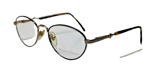 Lunettes Vintage Casanova DVL 1 - Monture Or Violet Ovale En Métal, Neuf Sans étiquette - Origine Allemagne, NOS