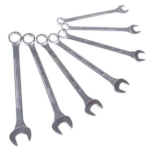 7 Piece SAE Raised Panel Jumbo Combination Wrench Set SUU-9707A Brand New!