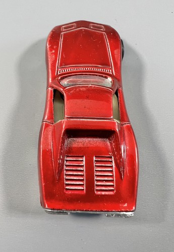 Yatming Chevrolet Racer Corvette 1002 Red Vintage Made in Hong Kong - Picture 8 of 10
