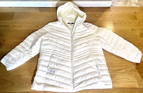 New ! Ivory Lands' End Women's Down Coat Puffer Jacket Plus size 1XL 16W 18W NWT - Picture 11 of 22