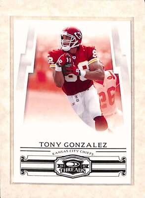 2007 Donruss Threads #22 Tony Gonzalez  NM