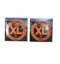 D'Addario Guitar Strings 2 Sets Pro Steels Electric Guitar Strings EPS510 Light