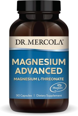 Dr Mercola Magnesium Advanced L-Threonate 90 capsules Dietary ...