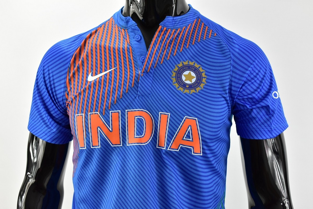 Nike INDIA SAHARA 2017 Cricket National Team Jersey Shirt SIZE XS adults-MEN