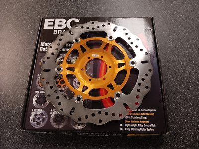 EBC MOTORRAD BREMSSCHEIBE VORNE LINKS - GOLD/SILBER - ''MD1014XC'' - NEU & ORIGINALVERPACKT.