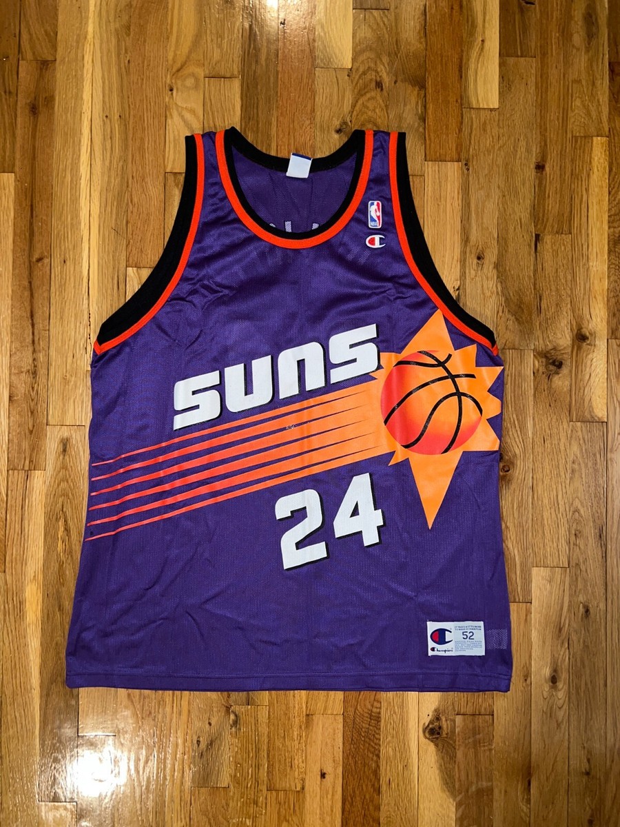 専用　NBA　トム・ググリオッタ　SUNS 　サイン入り　サンズ　ユニフォーム TOM GUGLIOTTA Phoenix Suns Vintage Champion Jersey 52 NBA Barkley