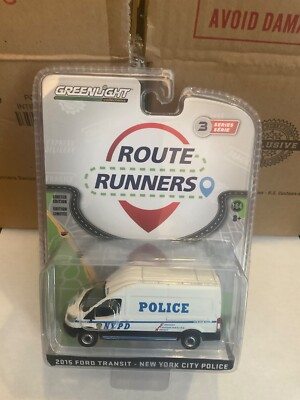 Greenlight Route Runners  2015 Ford Transit Van NYPD New York Police Department