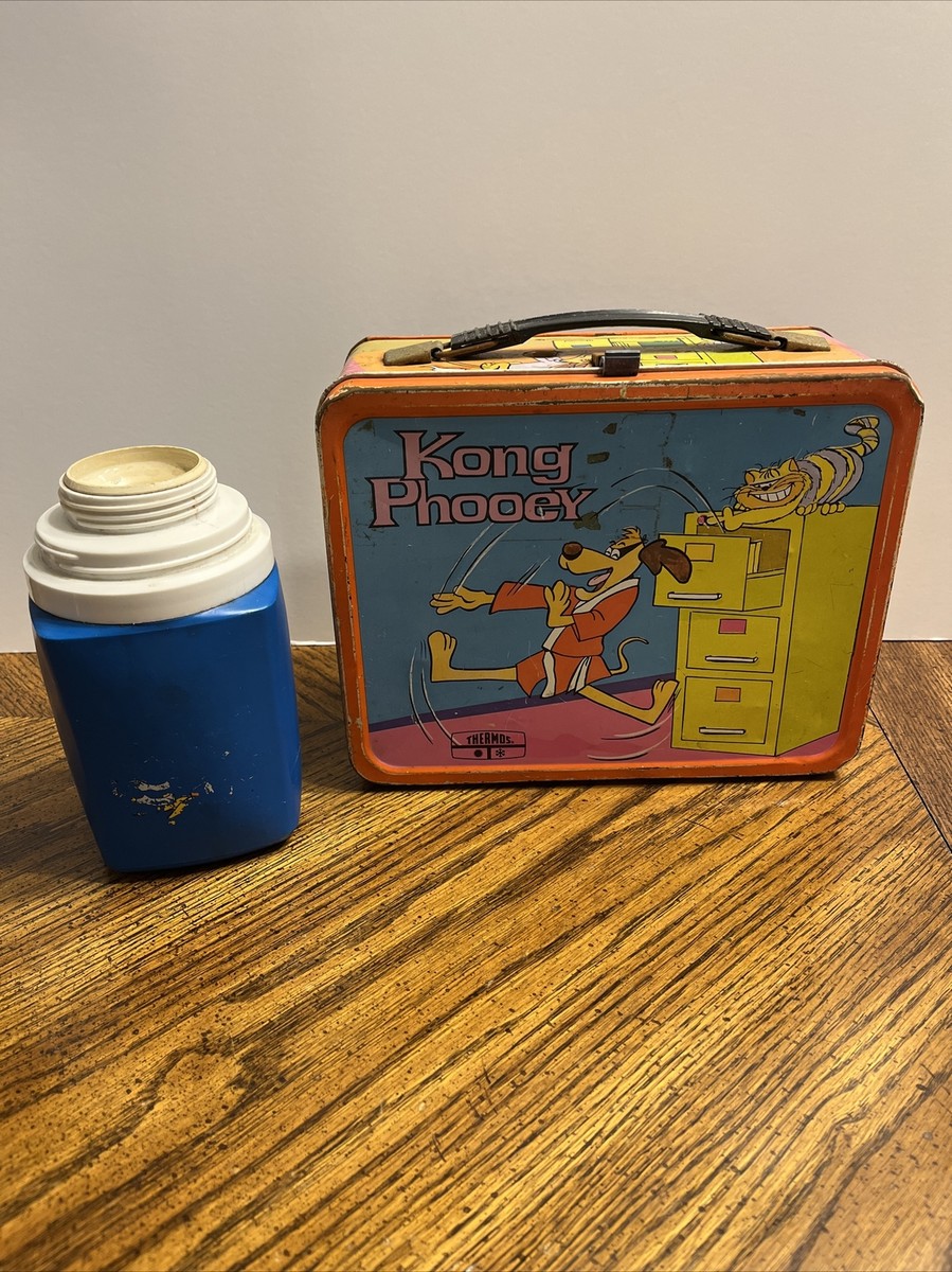 Vintage 1975 Hong Kong Phooey Metal Lunch Box With Thermos | eBay