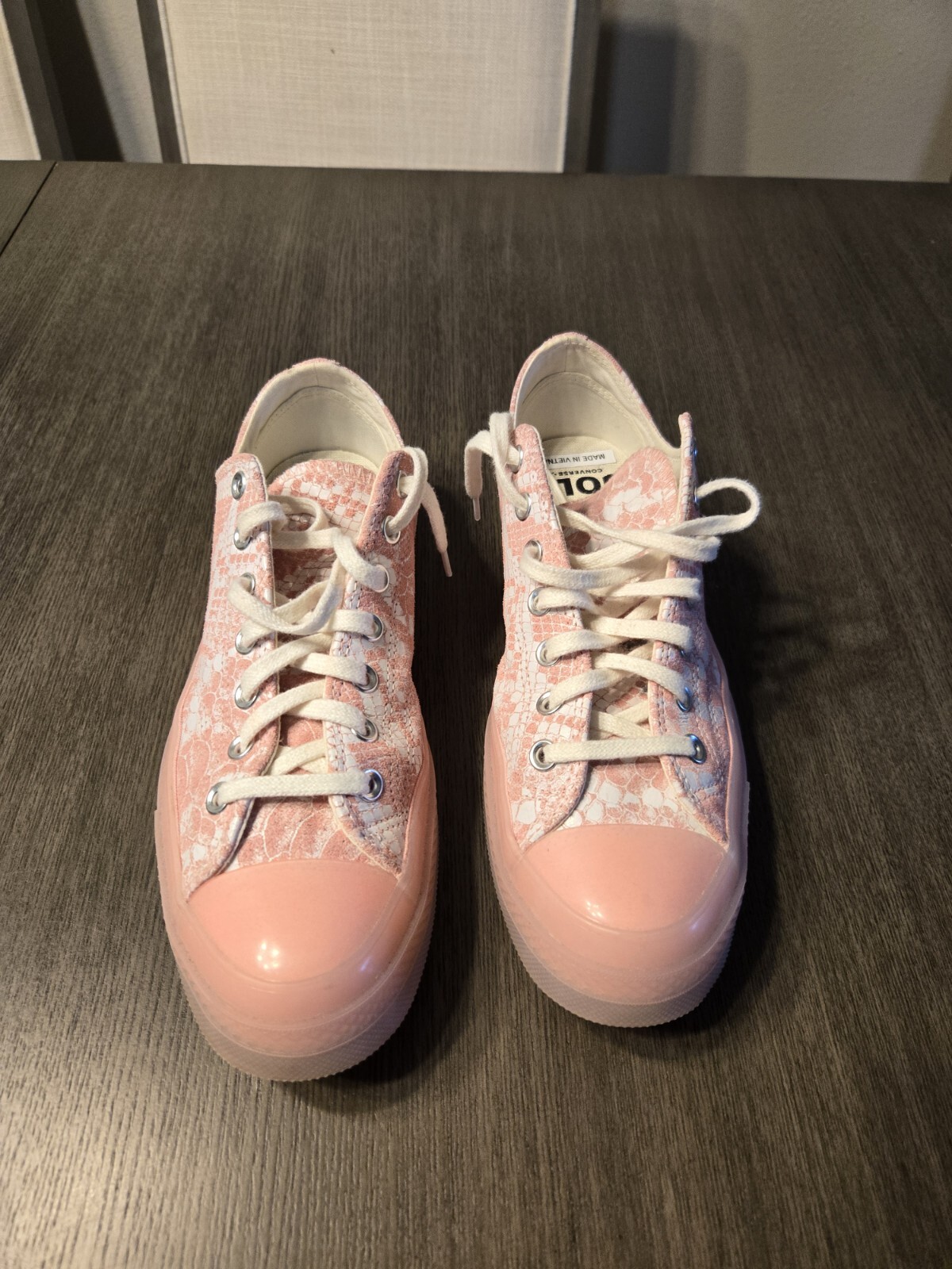 Converse Golf Wang Pink Python Snakeskin Sneakers… - image 6