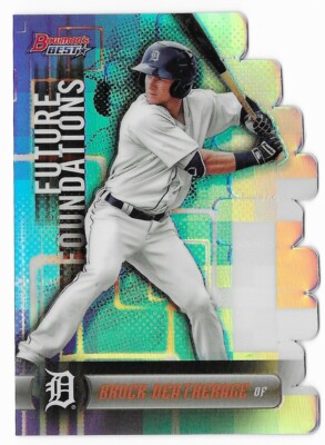 Brock Deatherage 2019 Bowman's Best Future Foundations Refractor Rookie #FF-BD