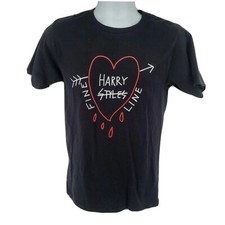 Harry Styles Fine Line T-shirt Size S Black Ring Spun