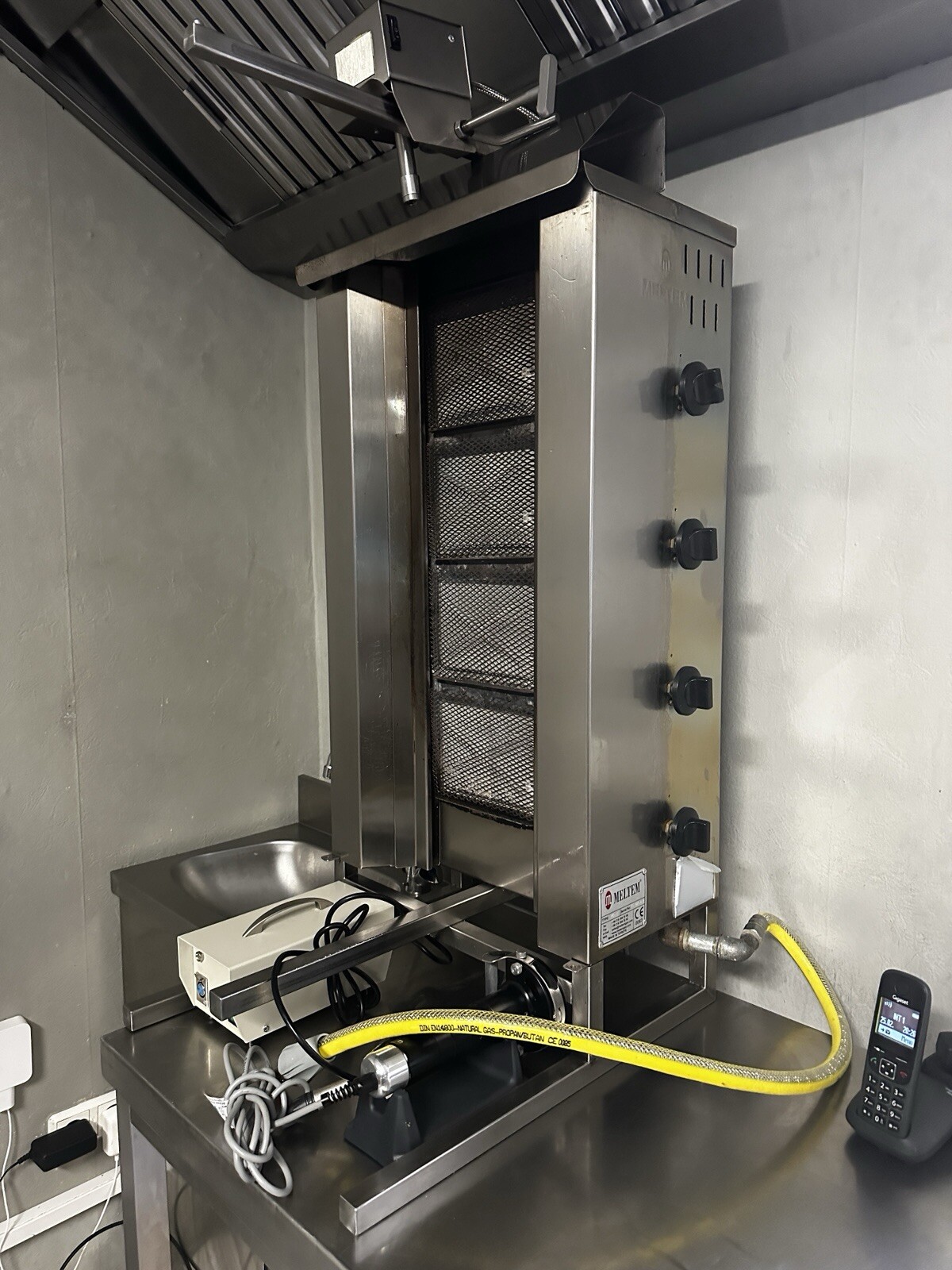 Potis G1 - Dönergrill Kebap Gyrosgrill Propangas Gas Döner NEU