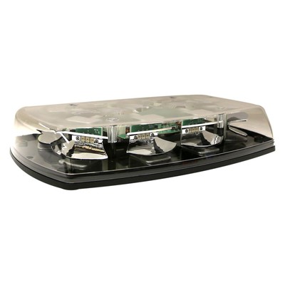 Emergency LED Light Bar 15'' 5587 Series Reflex 4-Bolt Mount Clear Zero Optic
