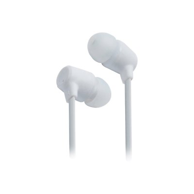iLuv Bubble Gum 3 Hi Fidelity In Ear Kopfhörer 3 Spitzengrößen Flachkabel weiß