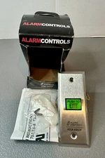 Alarm Controls ASSA ABLOY 35VDC Stainless Steel Green Exit Push-Button TS-9