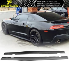 Fits 10-15 Chevy Camaro Ikon Style Side Skirts Extention Pair - PP