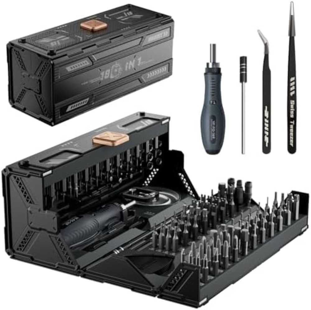 Kit Riparazione Elettronica JAKEMY 180-in-1 Magnetico con Estrattori