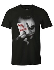Batman T-Shirt Why So Serious The Joker DC Comics Fan Merchandise 