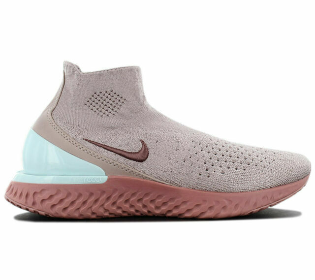nike rise react flyknit pink