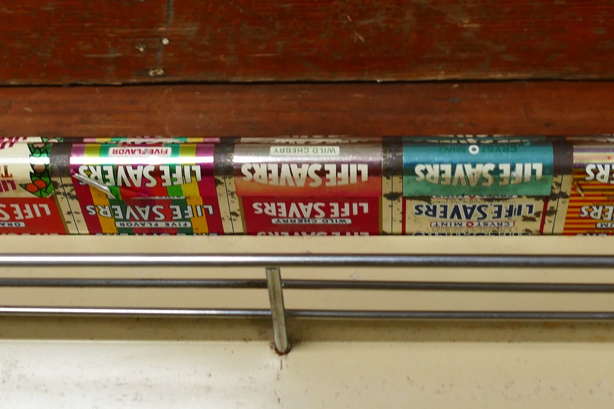 RARE Antique LARGE Life Savers Candy Store Display Five