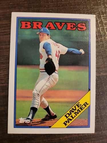 Tarjeta de béisbol Dave Palmer #732 1988 Topps casi nueva/m Braves - Imagen 1 de 2