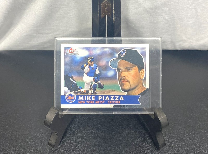 2001 MIKE PIAZZA Fleer Tradition MLB Sports Card #152 New York Mets HOF (NM-MT)