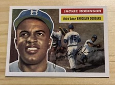 2017 topps jackie Robinson Brooklyn Dodgers Third Base MLB HOF Baseball Card