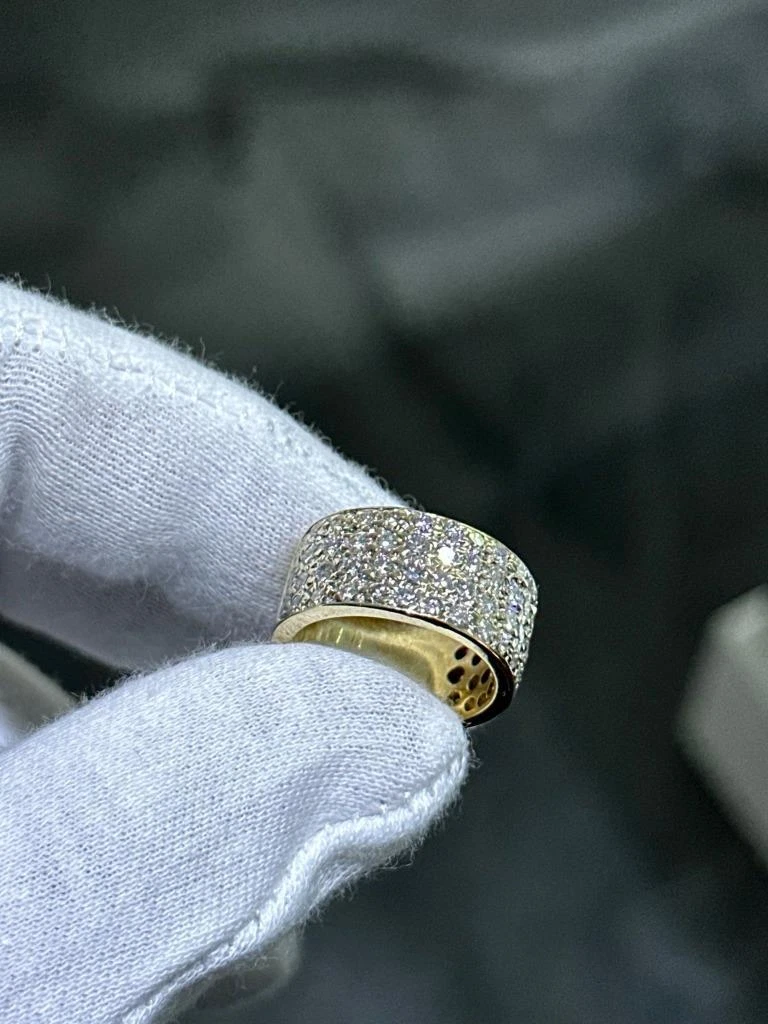 4 diamond on sale band ring