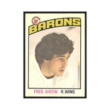 1976 O-Pee-Chee Fred Ahern RC Cleveland Barons #298