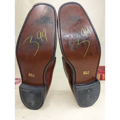 Vintage Mens Ambassador Sparta Monk Strap Dress Shoes Brown  display picture 1