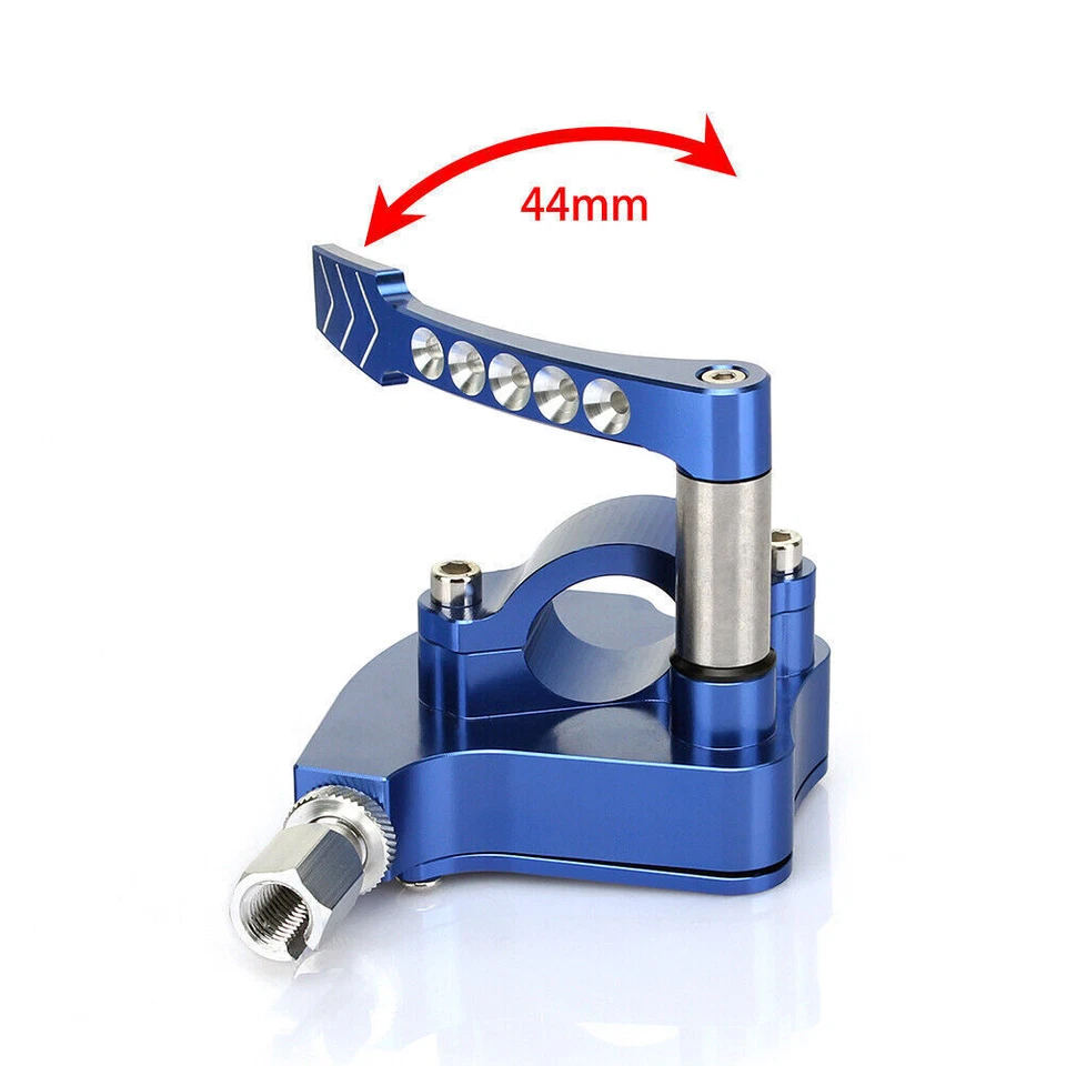 Conjunto de acelerador de polegar azul tarugo para Yamaha Raptor 90 125 250 350 660 700 R - Imagem 4 de 4