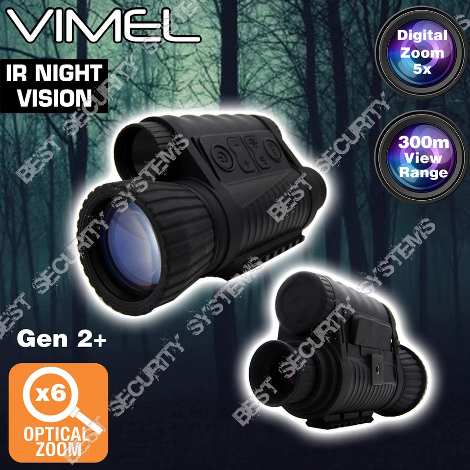 Monocular Night Vision Digital Camera Goggles Hunting Binocular Security Recorde