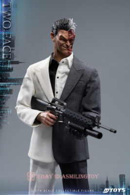 MTOYS MS013 1/6 Two Face Batman Cartoon Ver. Action Figure Double