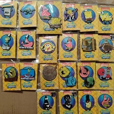 Spongebob Squarepants Official Collectible Enamel Pins Lot You Choose
