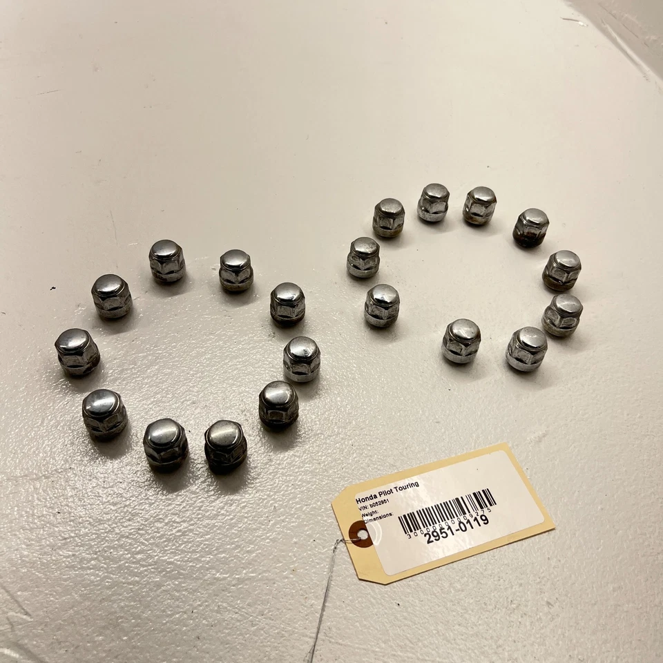 2016 - 2021 HONDA PILOT WHEEL RIM LUG NUT NUTS BOLT OEM SET OF 20 - Image 2 of 4