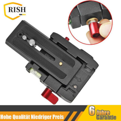 Quick Release Clamp Base Plate Tripod Screw Mount für Manfrotto 501 500AH