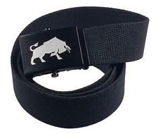 Stoffgürtel Canvas Gürtel Schiebeschnalle 4cm Breit GRAVIERT GRV-MAK-GRTL-7