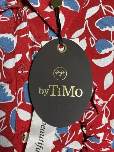 Bytimo Summer Printed Mini Shirt Dress In Joyful Print Size Medium - Picture 3 of 11